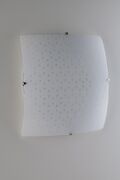 PLAFONIERA MAORI BIANCA 3XE27 40X40CM
