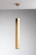 SOSPENSIONE FLUKE QUADRO ORO 1XGU10 6X6X60-200CM