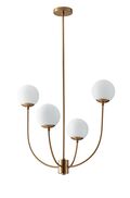SOSPENSIONE THEMYS OTTONE 4XE14 63,5X74,5CM