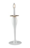 LUME ARMSTRONG BIANCO 1XE14 18X45CM