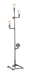 PIANTANA AMARCORD ZINCATA 3XE27 31X159X31CM