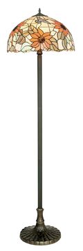 PIANTANA DAFNE VETRO TIFFANY 2XE27 45X150CM