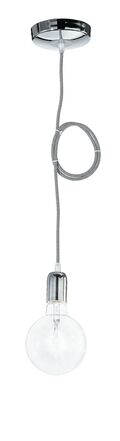 PENDEL IDEA BIANCO/NERO 1XE27 12X80CM