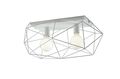 PLAFONIERA ABRAXAS BIANCA 2XE27 60X30X26,5CM
