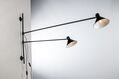 APPLIQUE DUETTO NERO 2XE27 154X90X20,5CM