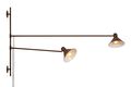 APPLIQUE DUETTO CORTEN 2XE27 154X90X20,5CM