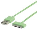Sincronizzazione e Ricarica Dock Apple 30-Pin-USB A Maschio 1m Verde