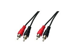 Blister - Cavo stereo 2x RCA maschio - 2x RCA maschio - 5 metri