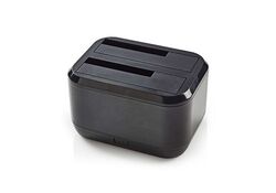 Docking station per disco rigido USB Type-C - SATA Alloggiamento doppio con adattatore di alimentazione