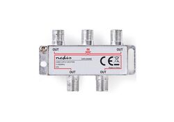 Splitter F CATV Attenuazione Max.8,0dB 5-1000MHz 4 Uscite