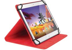 Custodia a portafoglio per tablet 8" universale rossa Sweex