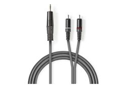 Cavo audio stereo 3,5 mm maschio-2x maschio RCA 1.5m