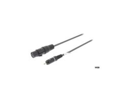 Monocavo XLR 3pin femmina-RCA Maschio 3m Sweex