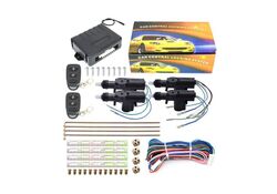 Kit universale chiusura centralizzata per auto con telecomandi - 4 porte