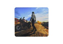 Tappetino Mouse 29x25cm PlayerUnknown's Battlegrounds Personaggio con motocicletta