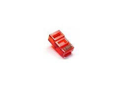 Plug RJ45 UTP per categoria 5E - Rosso