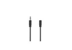 Cavo Audio Stereo Maschio da 3,5mm-Femmina da 3,5 mm 3m Nero