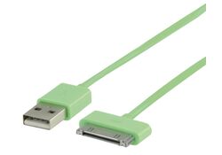 Sincronizzazione e Ricarica Dock Apple 30-Pin-USB A Maschio 1m Verde