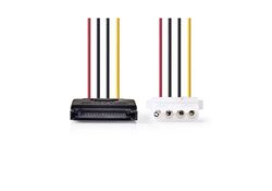 Cavo di alimentazione interno SATA a 15 pin maschio-Molex femmina 0,15m Differenti