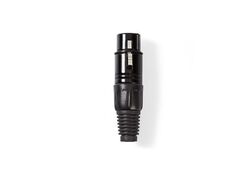 Connettore XLR Femmina a 3 pin XLR Nero