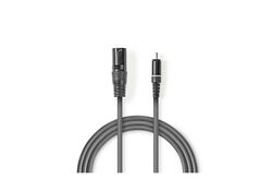 Cavo Audio XLR Maschio a 3 pin XLR-Maschio RCA 1.5m