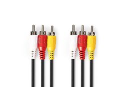 Cavo Video Composito 3x RCA maschio-3x RCA maschio 1,5m