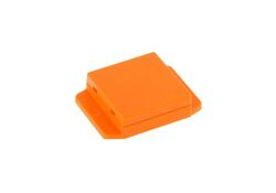 Contenitore in plastica 50.4x50x17mm Arancione ABS IP00
