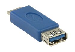 Adattatore USB 3.0 Micro B Maschio- A Femmina Blu