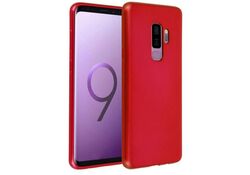 Cover posteriore in silicone soft touch per smartphone Samsung S9 - Vari colori