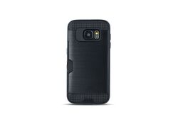 Custodia Defender per Samsung J4 2018 con porta-carta nera