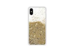 Cover glitterata oro per iPhone XS Max