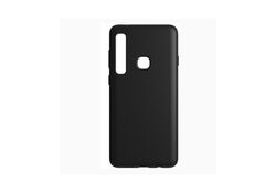 Cover per Samsung A9 2018 in silicone TPU lucida nera