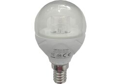 Lampadina LED sfera E14 3000k luce calda 5W 350lm Century