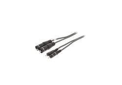 XLR Cavo Stereo 2x XLR 3-Pin Maschio - 2x RCA Maschio 3.0 m Grigio Scuro