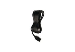 Estensione Cavo Telecom RS232. RJ11 per Attacco Temperatura - Antenna GSM Piatto 5.00 m Nero