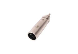 Adattatore XLR XLR 3p (M) - RCA Maschio Argento