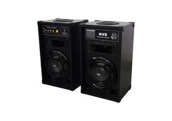 Casse Acustiche Amplificate Coppia 100W max con USB e Bluetooth