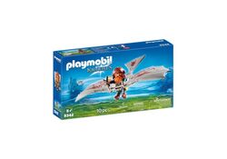Playmobil- Knights Guerriero con Deltaplano - 9342