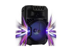 Cassa acustica portatile 8" 20W Luce LED Bluetooth/Radio/USB