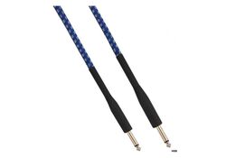 Cavo audio telato Jack maschio-maschio Mono 6.3mm 5m blu