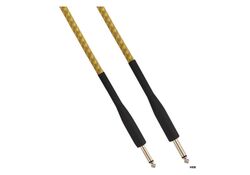 Cavo audio telato Jack maschio-maschio Mono 6.3mm 5m giallo/marrone