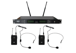 Microfono ad archetto UHF wireless U-712 kit da 2