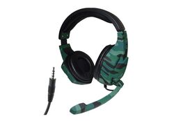 Cuffie gaming con microfono Tucci A3 - Verde scuro camouflage