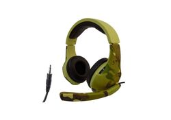 Cuffie gaming con microfono Tucci A4 - Verde chiaro camouflage