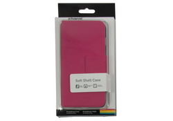 Custodia FLIP in ecopelle Fucsia chiusura magnetica per iPhone 6 Plus