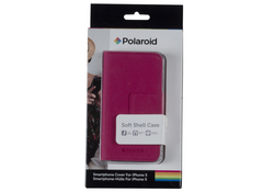 Custodia FLIP in ecopelle fucsia chiusura magnetica per iPhone 5