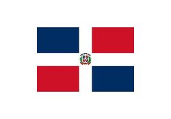Bandiera Nazionale Repubblica Dominicana 200x400cm