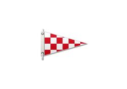 Bandiera Triangolare Segnalazione Nautica Emergenza 120x96cm