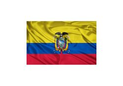 Bandiera di Stato e Militare Ecuador 200x400 cm