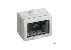 Idrobox IP55 3 moduli bianco compatibile Living International
